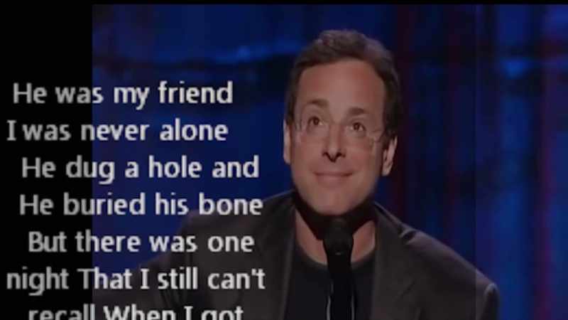 �� He dug a hole ♪