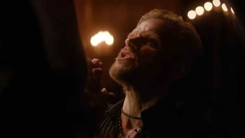 HE EXHALES SHARPLY