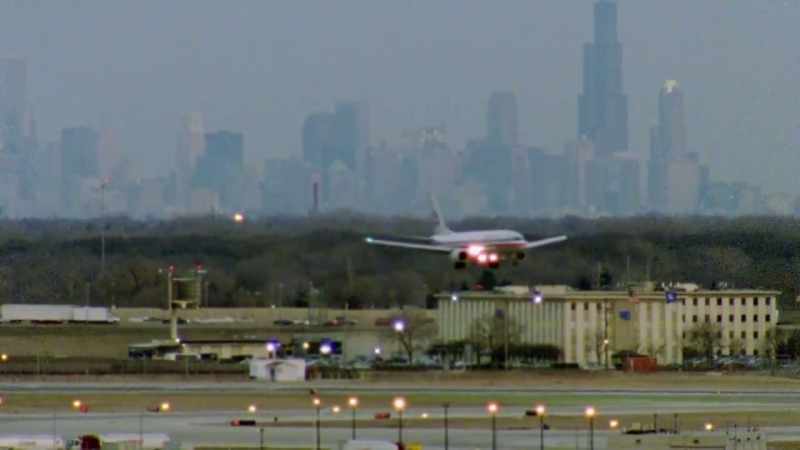 He flew me back up to Chicago