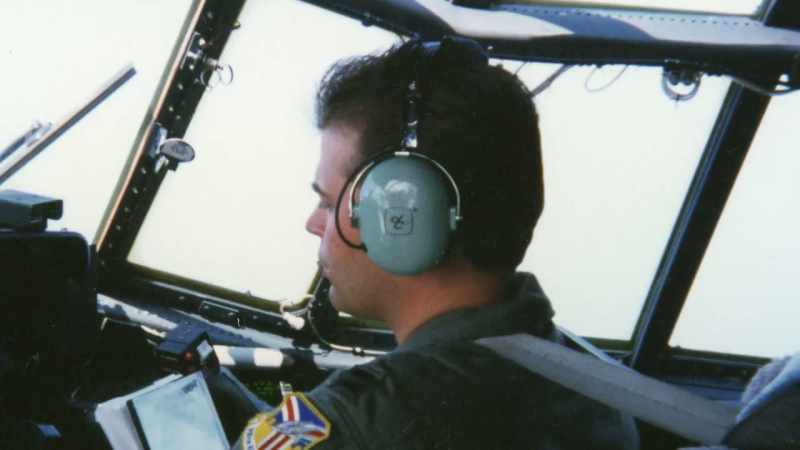 He flew combat missions in bosnia