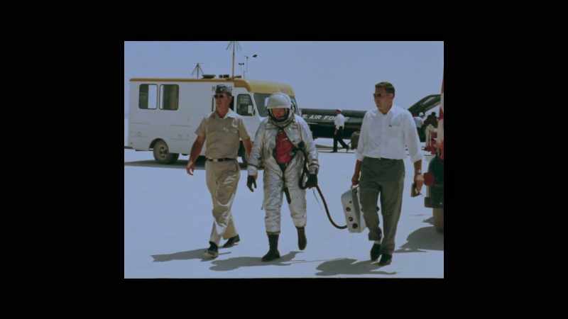 He was flying the X-15, and that put him above and beyond