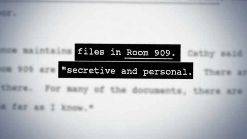 He gave me all his private papers