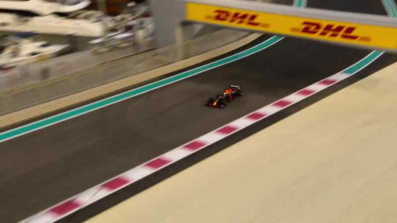 He gave it up before the end of the lap