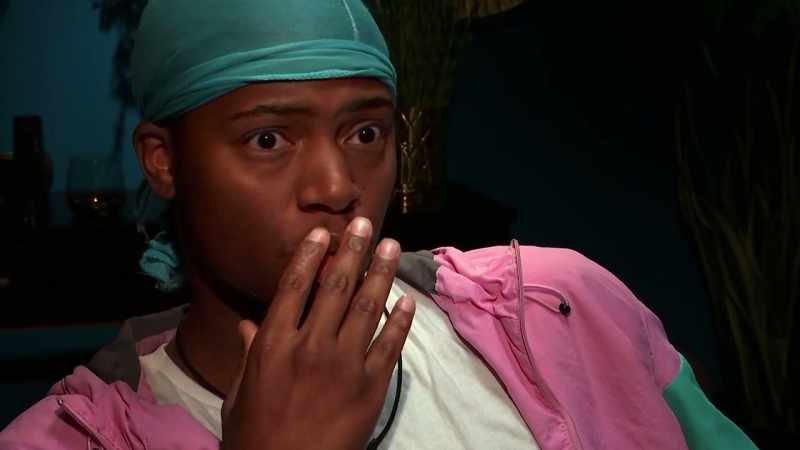 He genuinely, 100%, is absolutely falling for the mask that is Rebecca