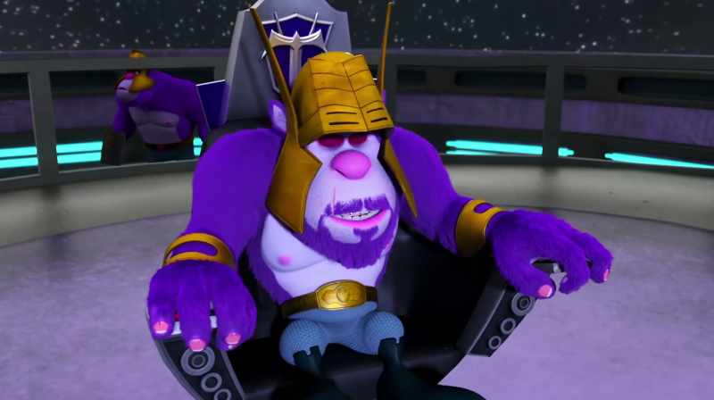 He goes off and joins the Galactic Peace Foundation