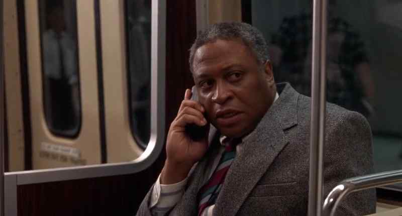 He got on at Embarcadero. We're going west