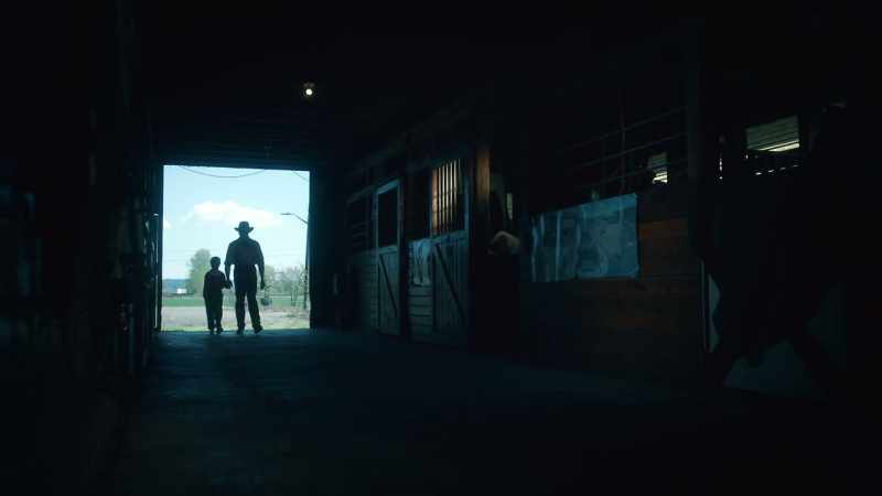 He had this barn