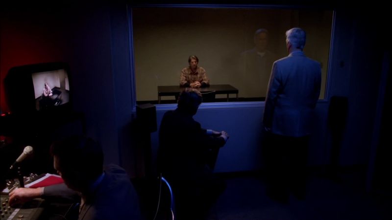 He hasn't said a word since we brought him in here