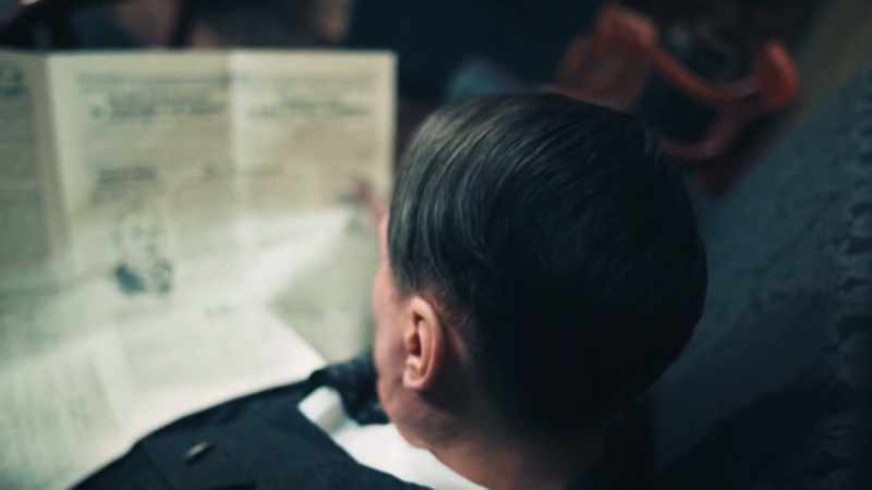 He hears about Mussolini's March on Rome