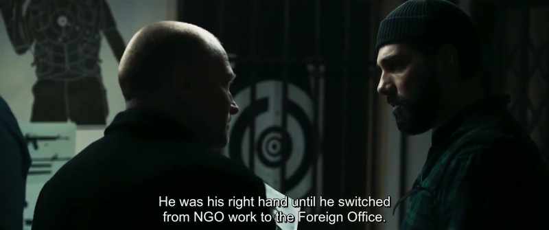 He was his right hand until he switched from NGO work to the Foreign Office