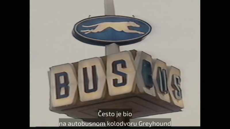He hung out down by the Greyhound bus depot