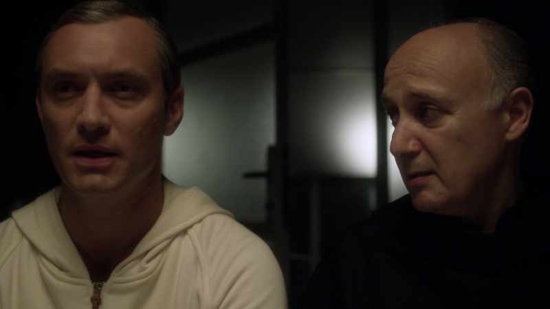 He was impassive. He's a clever devil, that one