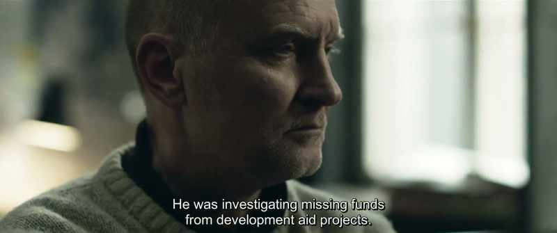 He was investigating missing funds from development aid projects