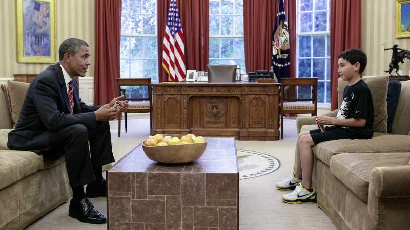 He invited him into the Oval Office
