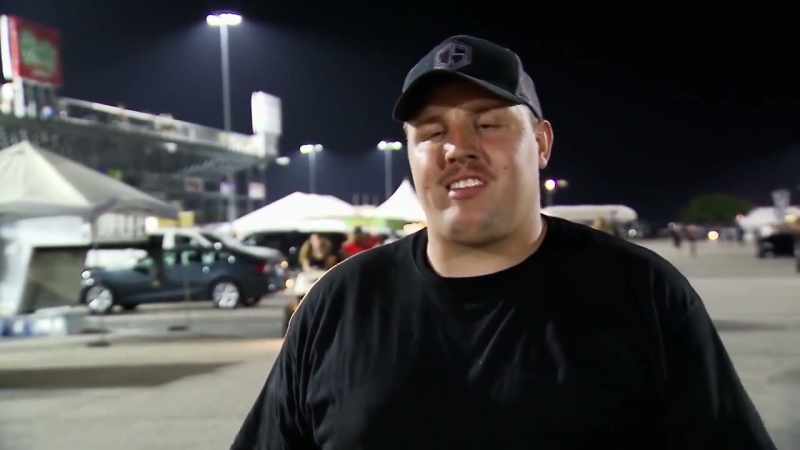 He had issues on the starting line