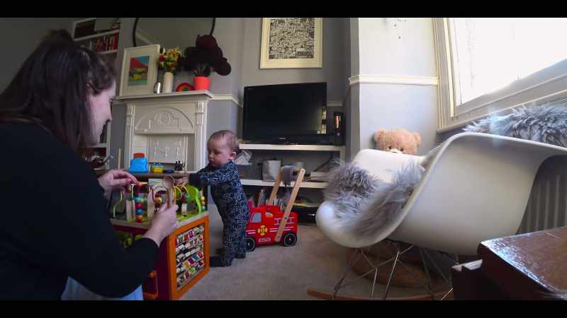 He just had no interest in crawling