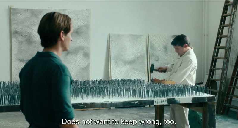 He just wants to see something genius about your work