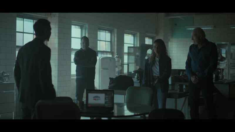 He kills a guy with a fire extinguisher