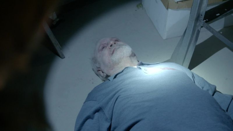 He kills people in here
