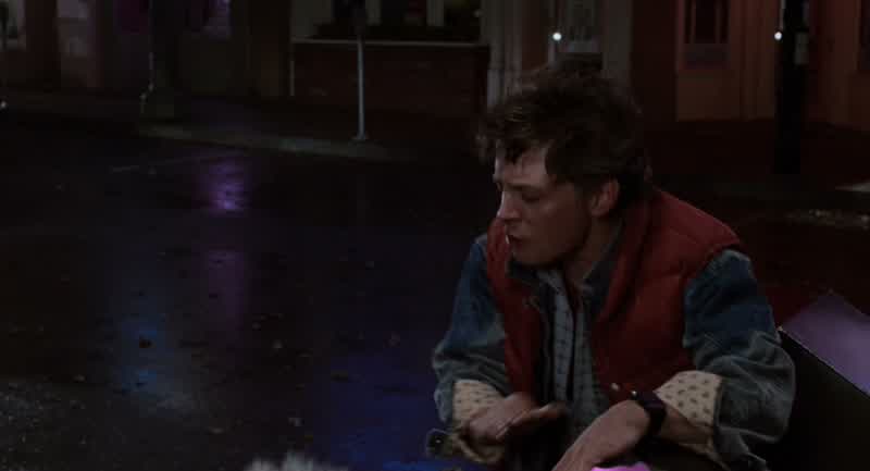 He laid out Biff in one punchI didn't know he had it in himHe's never stood up to Biff in his life