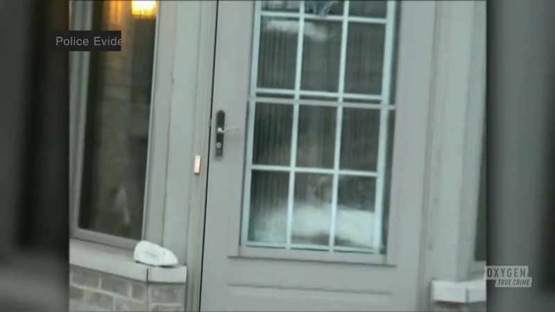 He leaves through a rear door