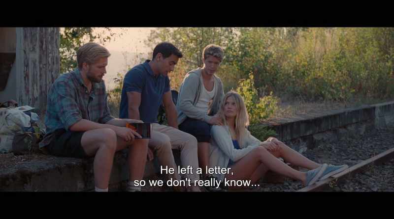 He left a letter, so we don't really know