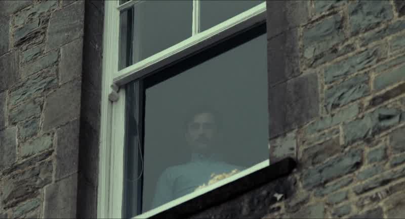 He looked out the window