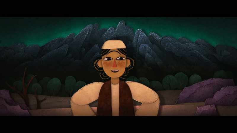 'He looked toward the mountain and he shouted.. .'