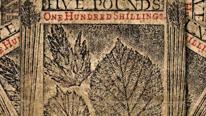 He made even more profits printing the paper currency