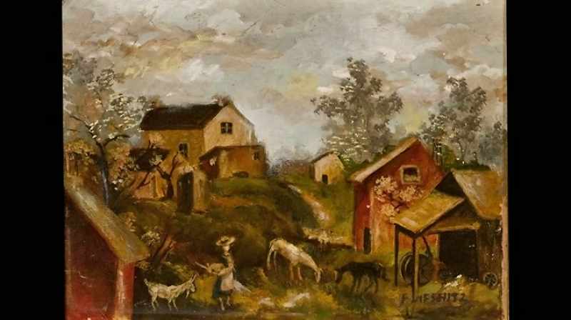 He made paintings
