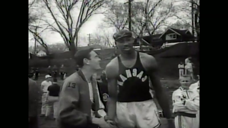 He ran 100 yard dash