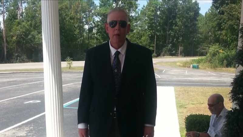 He never shed a tear at the funeral. Never