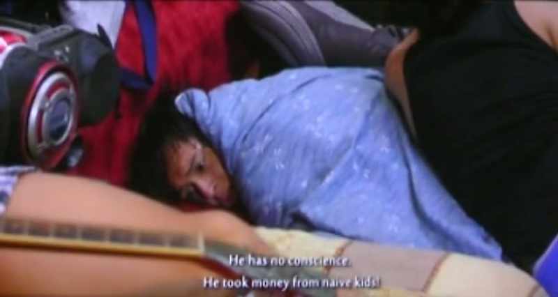 He has no conscience. He took money from naive kids!