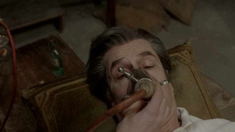 He is now putting Monsieur Hendrick to sleep