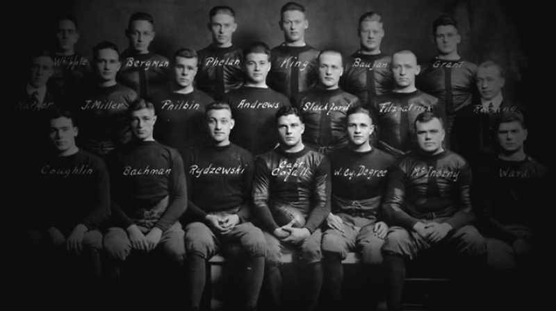 He played under rockne at notre dame back in 1914