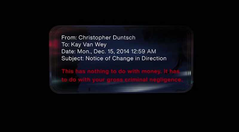 He projected that I was the source