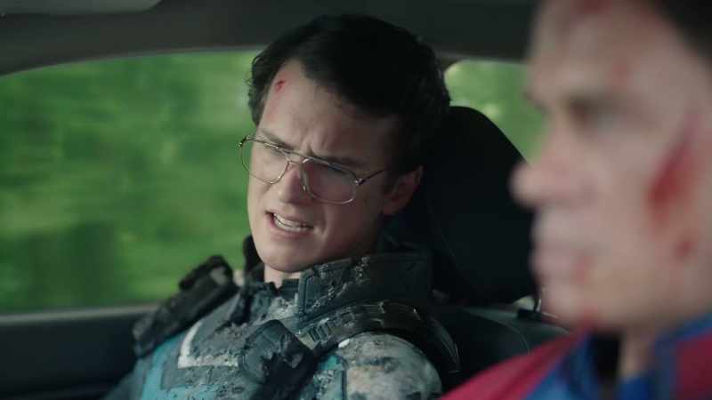 He put a GPS tracking device in Peacemaker's helmet