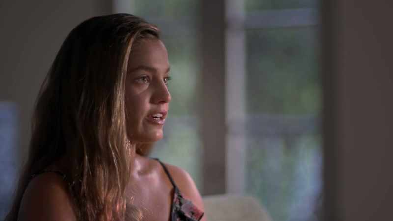 He was raising a knife