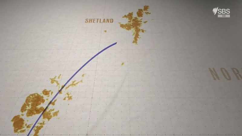 He refuelled at Sumburgh