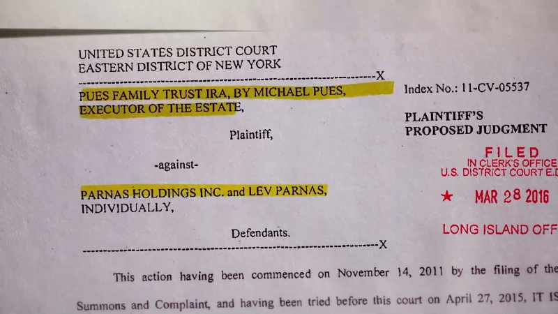 He was retained by a gentleman called Michael Pues