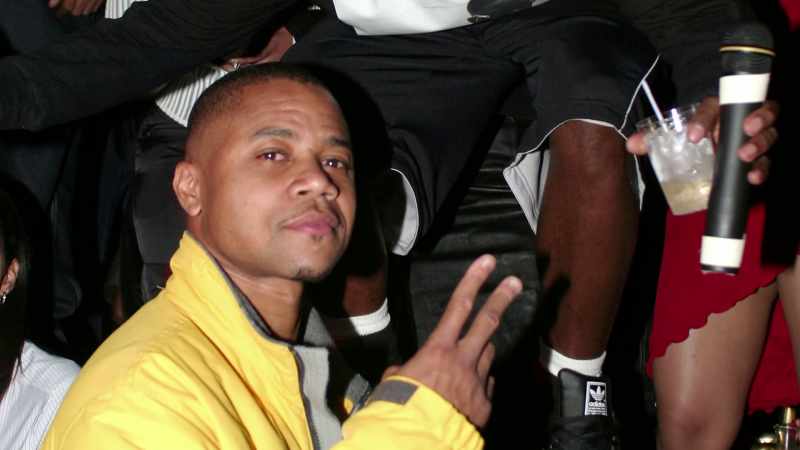 He said Gooding did not stop until he forcibly pushed him away