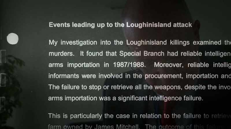 He said that Loyalist paramilitaries