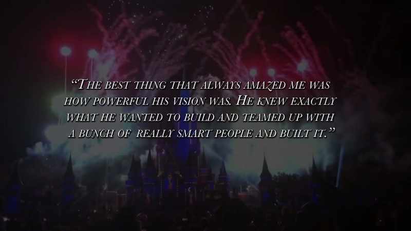 He said the best thing that always amazed me
