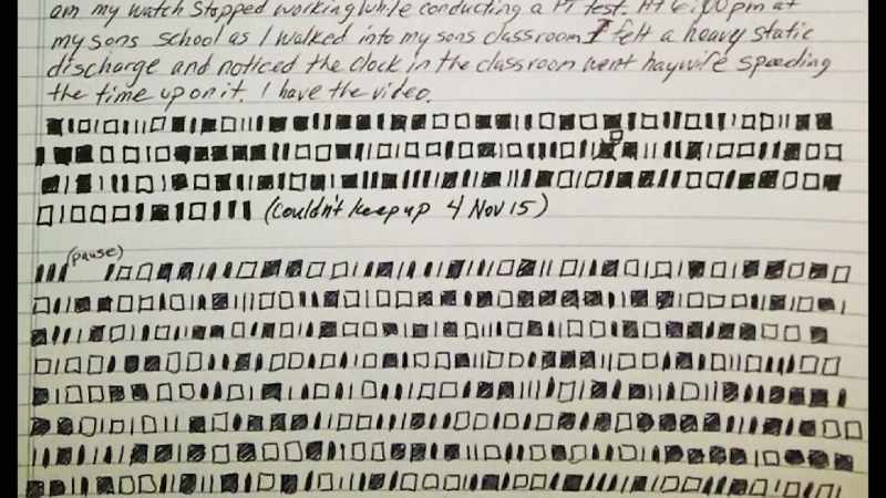 He said the squares and lines came faster than before