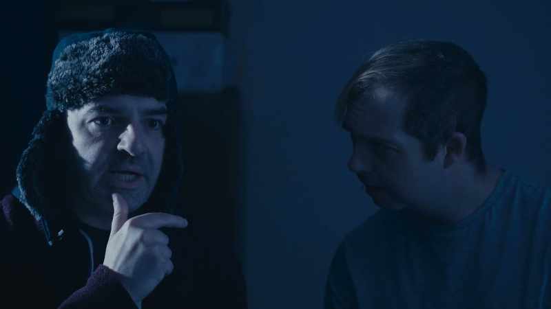 He saw bright lights in the sky and he blacked out