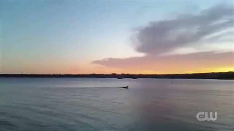 He saw the water begin to