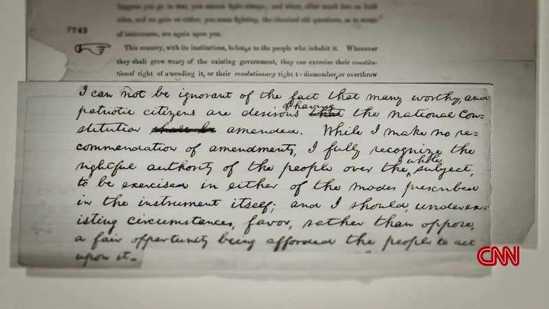 HE SAYS I WILL ACCEPT CONSTITUTIONAL AMENDMENTS