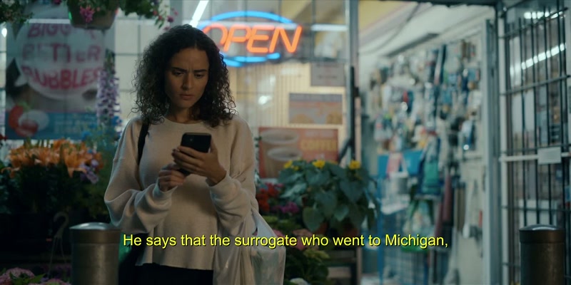 He says that the surrogate who went to Michigan