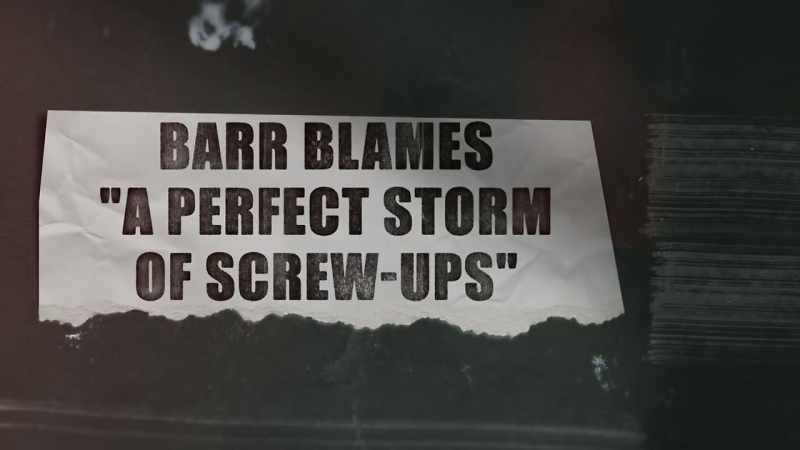 HE SAYS THIS WAS JUST A PERFECT STORM
