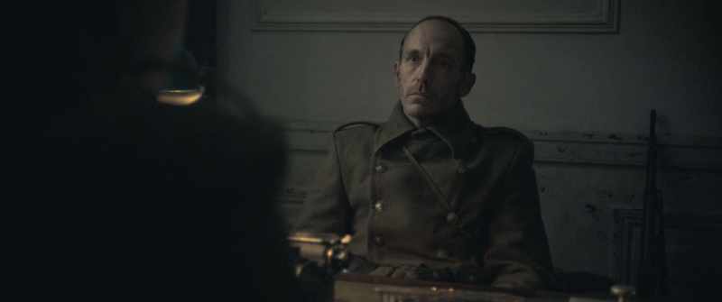 He sent back four wounded with me